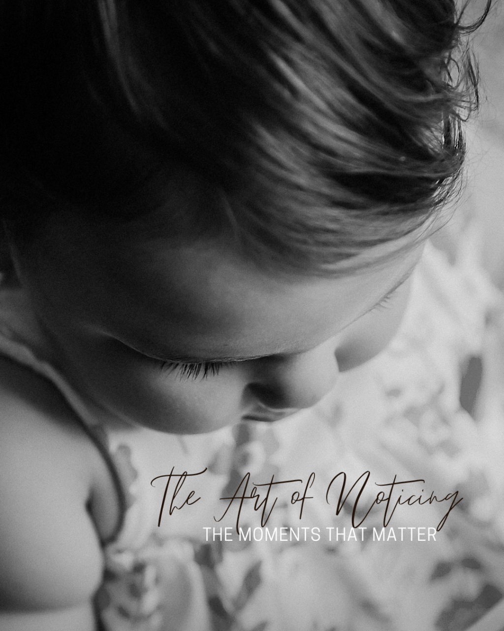 A Letter to My Past and Future Self: Noticing the Tiny Moments